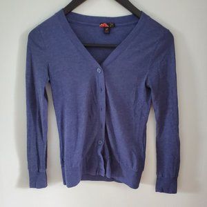 Forever 21 blue cardigan